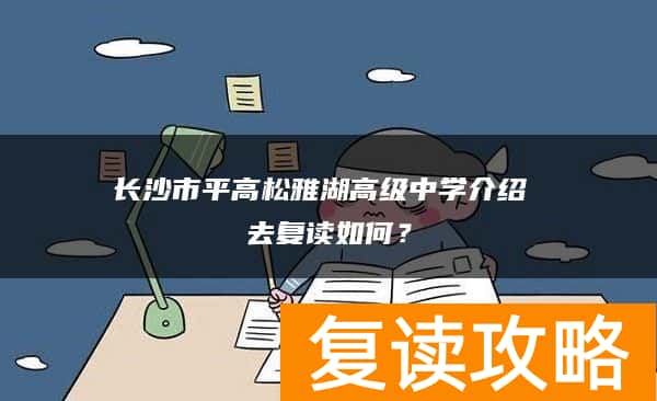 长沙市平高松雅湖高级中学介绍 去复读如何？